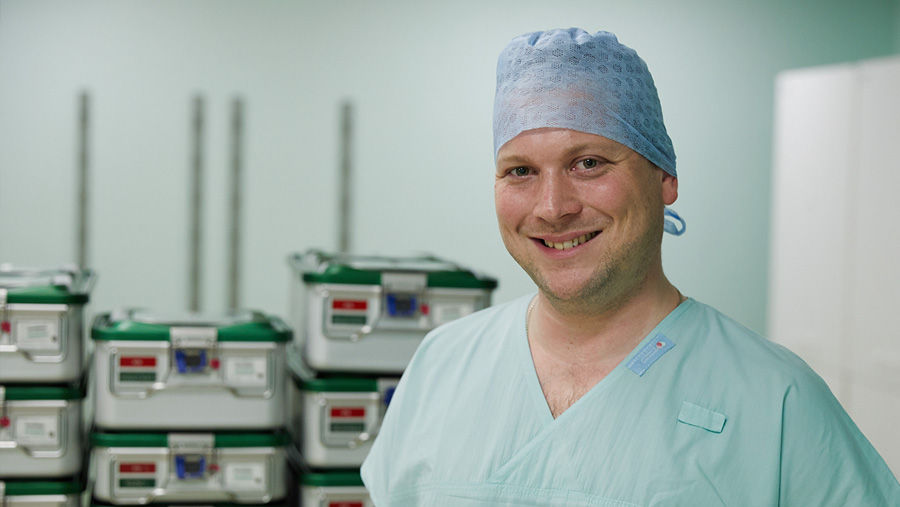 Ing. Matěj Šťastný, ingeniero biomédico del Hospital Šumperk